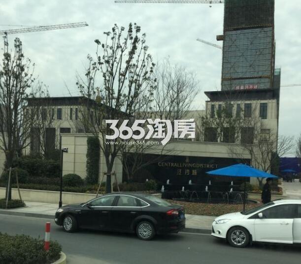 中国铁建万科江湾城售楼处实景图 2017年3月摄