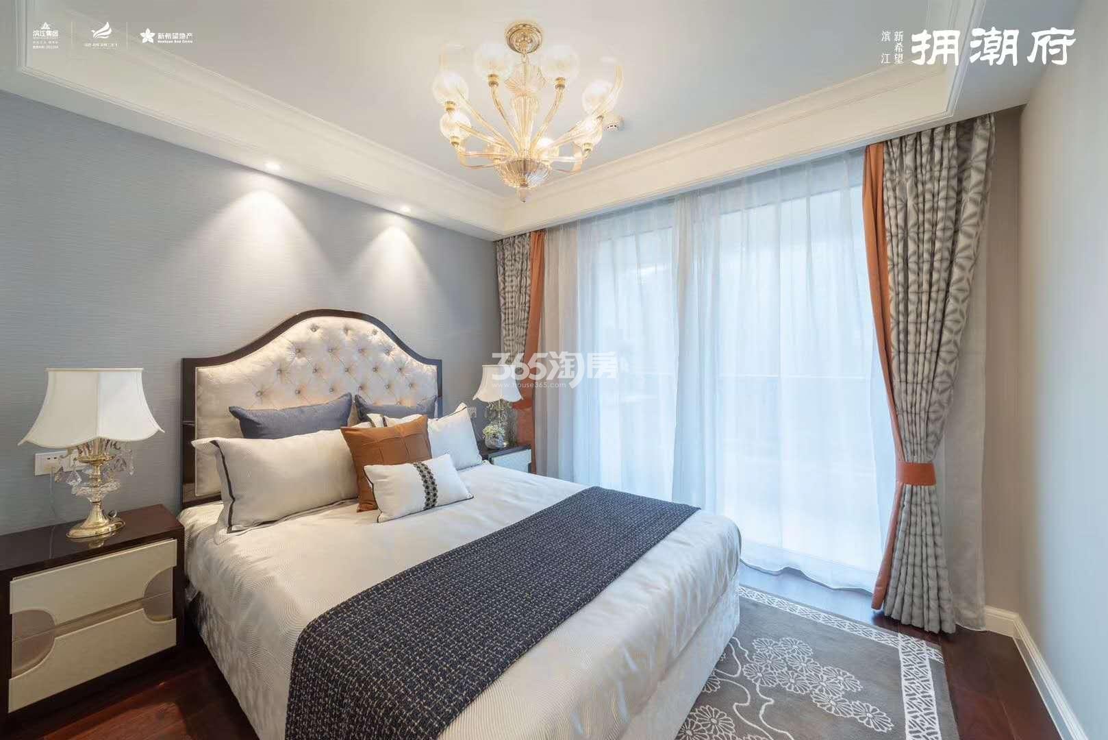 滨江新希望拥潮府G1户型129方样板房——卧室