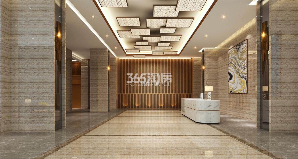 研祥科技大厦大堂实景