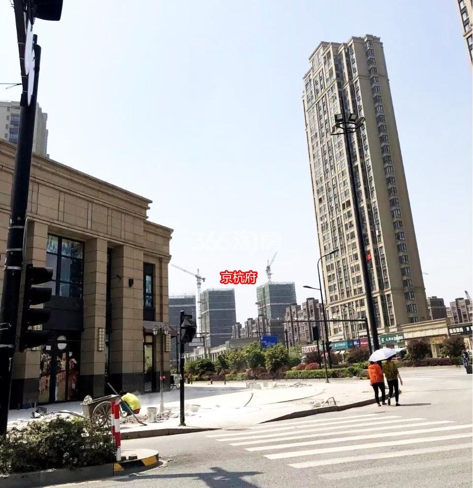 2019年4月恒基旭辉府小区远拍京杭府实景