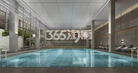 金科仁恒浅棠平江会所泳池实景图