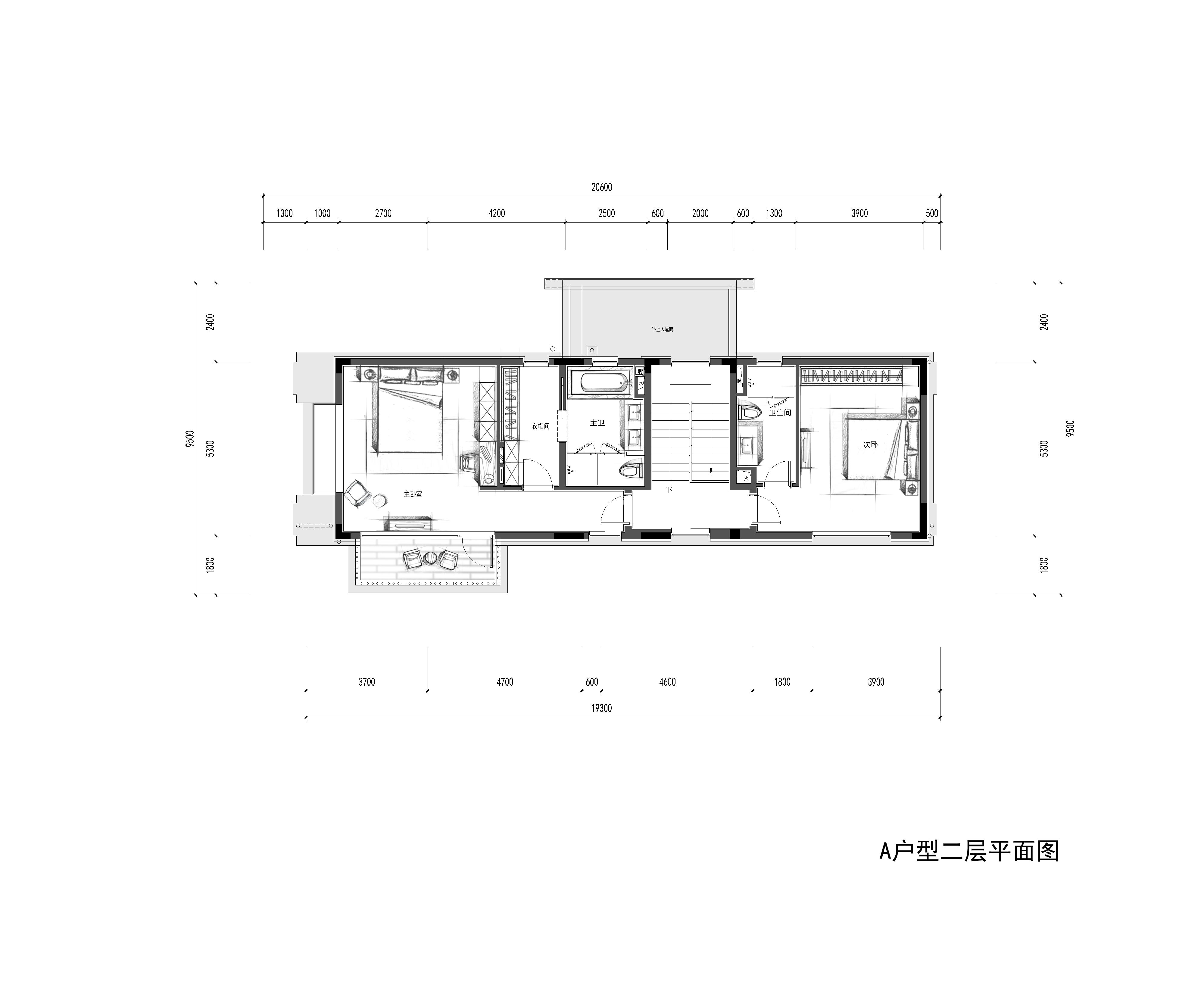 富春泉水湾六期A户型268方（二层）