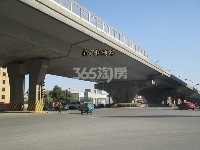 2015年12月杭州新天地项目周边留石快速路