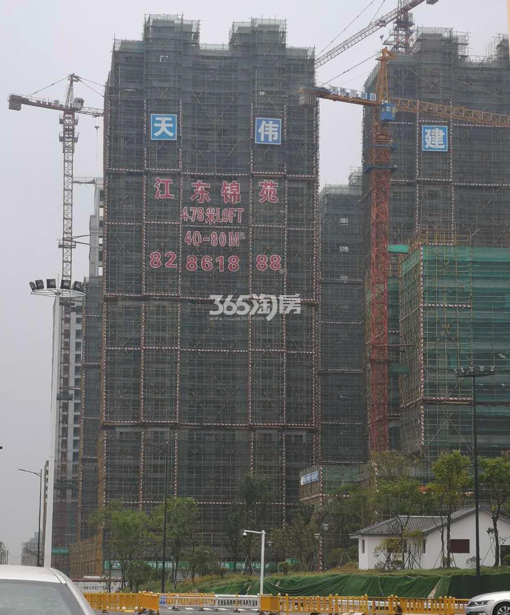 江东锦苑施工实景图 2019年6月摄