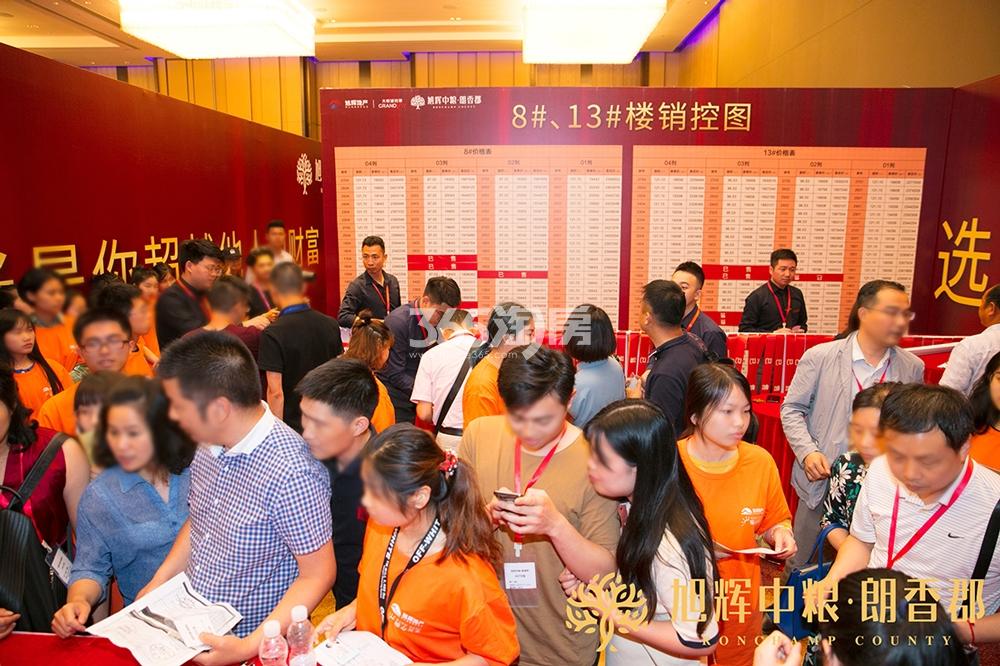 旭辉中粮朗香郡6.7开盘实景