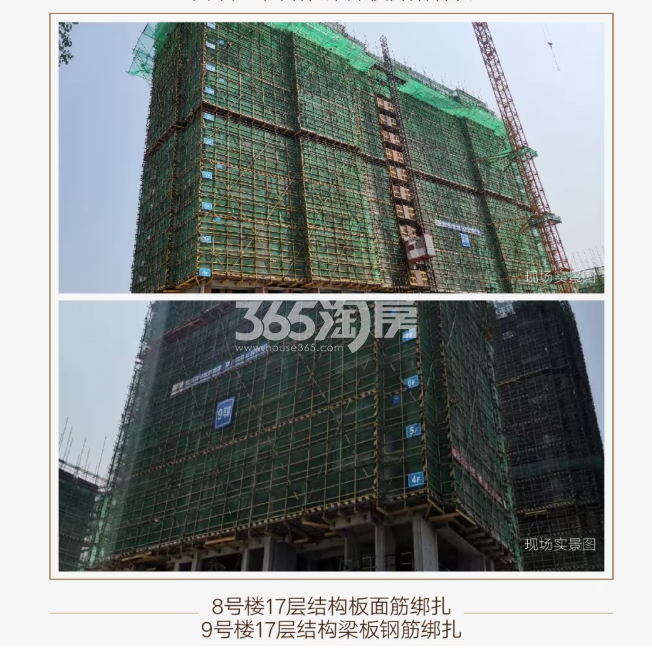 中天卓越风荷锦庭8、9#施工实景图（2019.8摄）