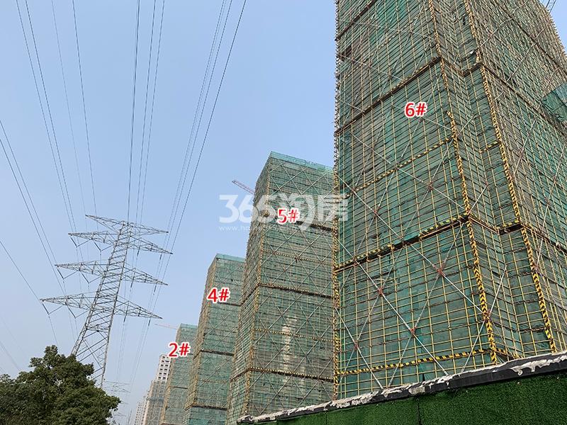 天都城沁源公寓2、4-6号楼施工进程（2019.2）