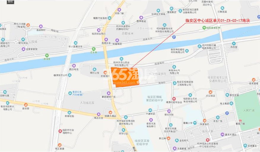 广州敏捷临安中心城区宅地区位图