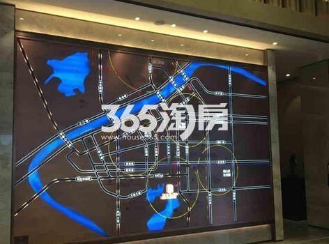 旭辉滨江东方悦府区域沙盘 2017年5月摄