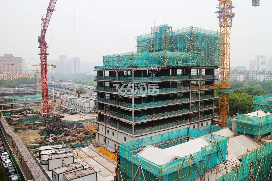 2018年2月建设中的凤起潮鸣实景