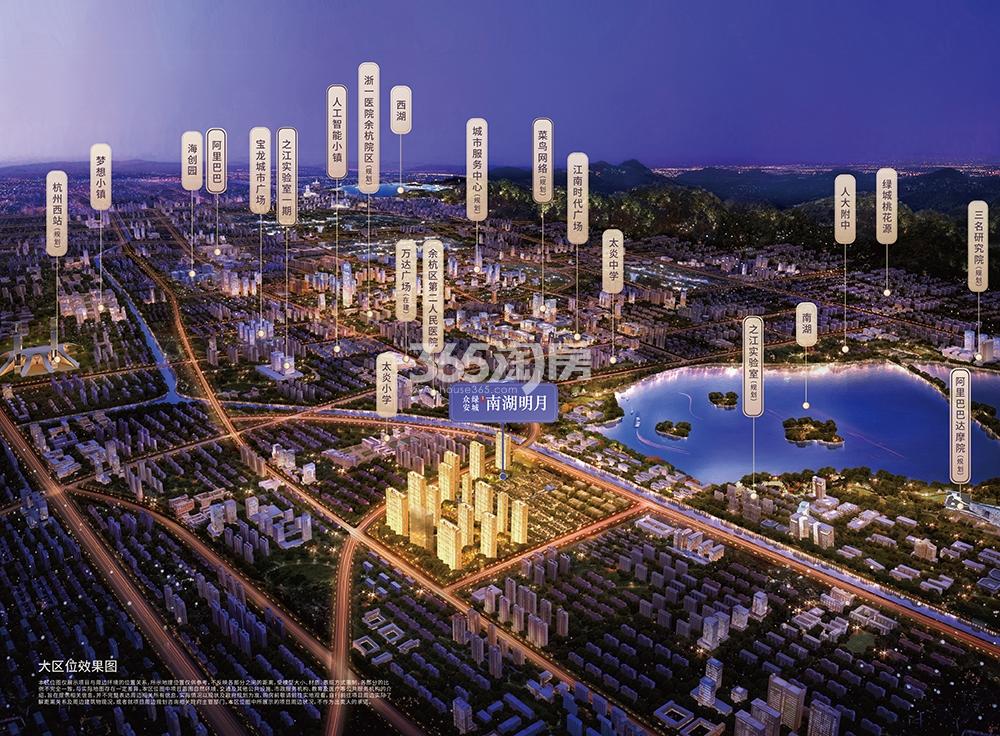 南湖明月府项目交通区位图