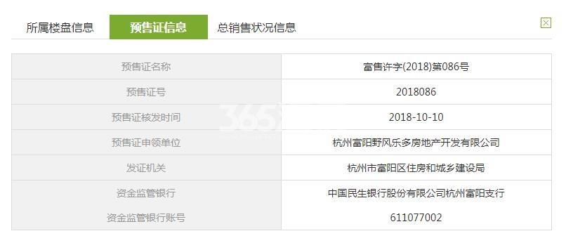 野风山城7、60、61、74、75、76、77、83、84号楼预售证