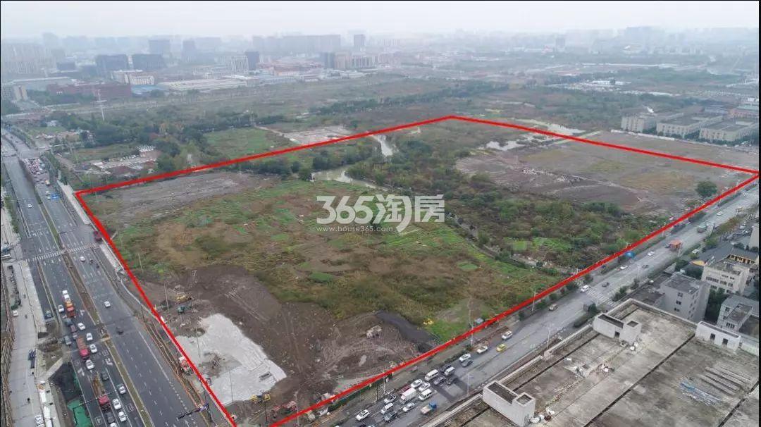 2018年12月华润良渚商住地航拍图