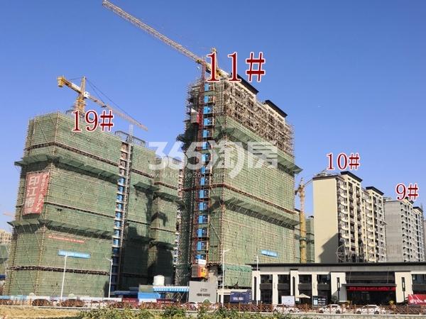 印江南花园整体已封顶，一期部分楼栋外立面已完成（11.18）
