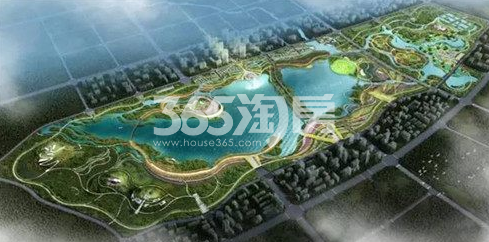 龙湖春江紫宸少荃湖湿地公园示意图（2019.9.16）