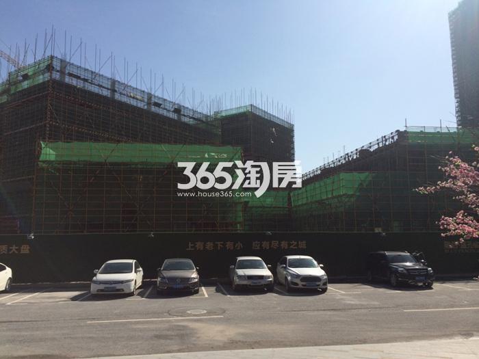 2016年2月复地壹中心项目施工进度