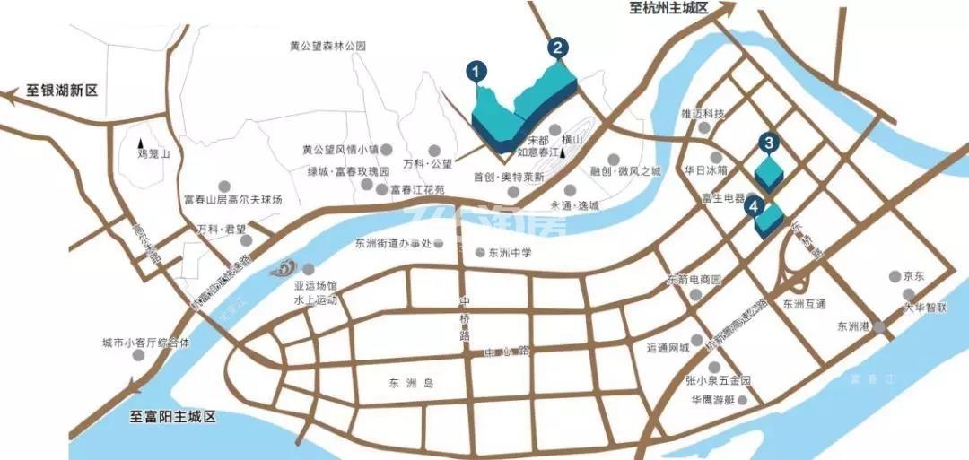 碧桂园东洲宅地（2号地块）大区位图