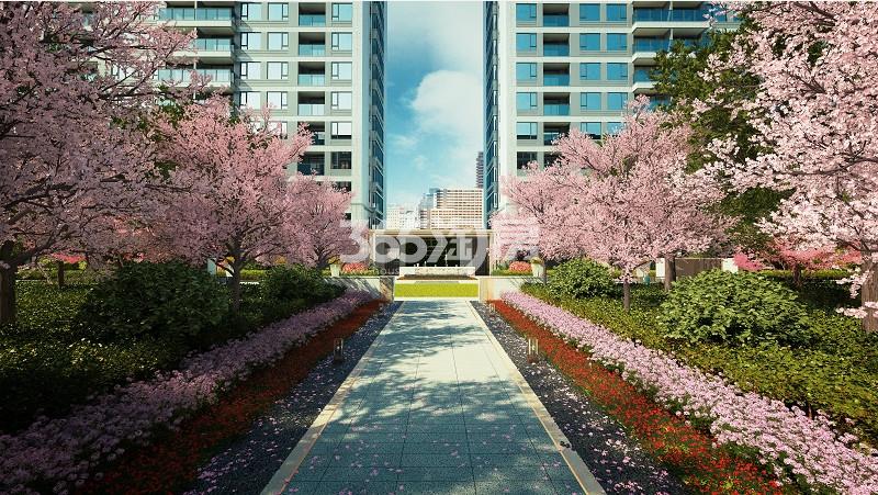奥克斯奥克斯奥克斯金宸玖和府景观效果图