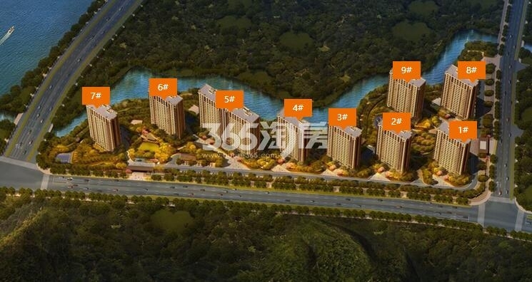 旭辉滨江东方悦府楼栋分布图