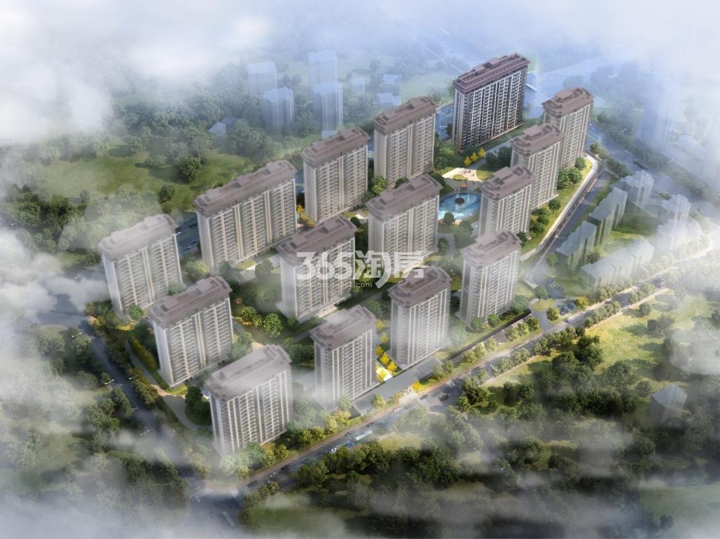 春天学府鸟瞰图