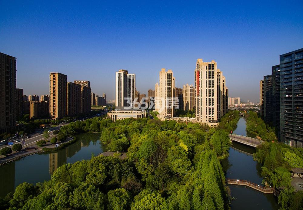 理想世纪金座项目远看实景图