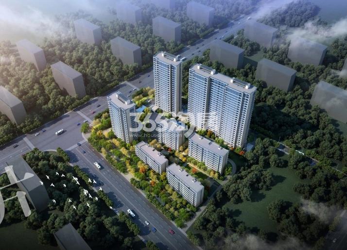 华景川河上商住地规划鸟瞰图