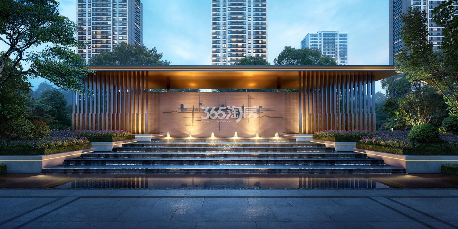 金茂万科新都主入口效果图