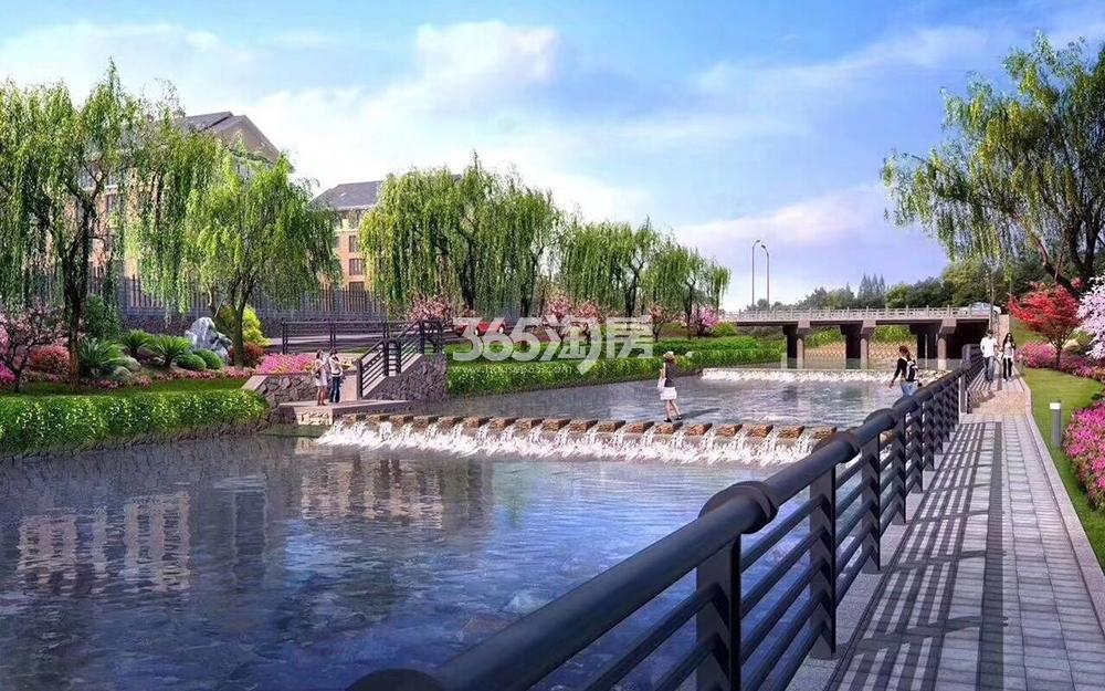 阳光城丽景湾项目沿河景观效果图