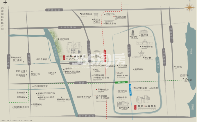绿都·蘇和雅集区位图