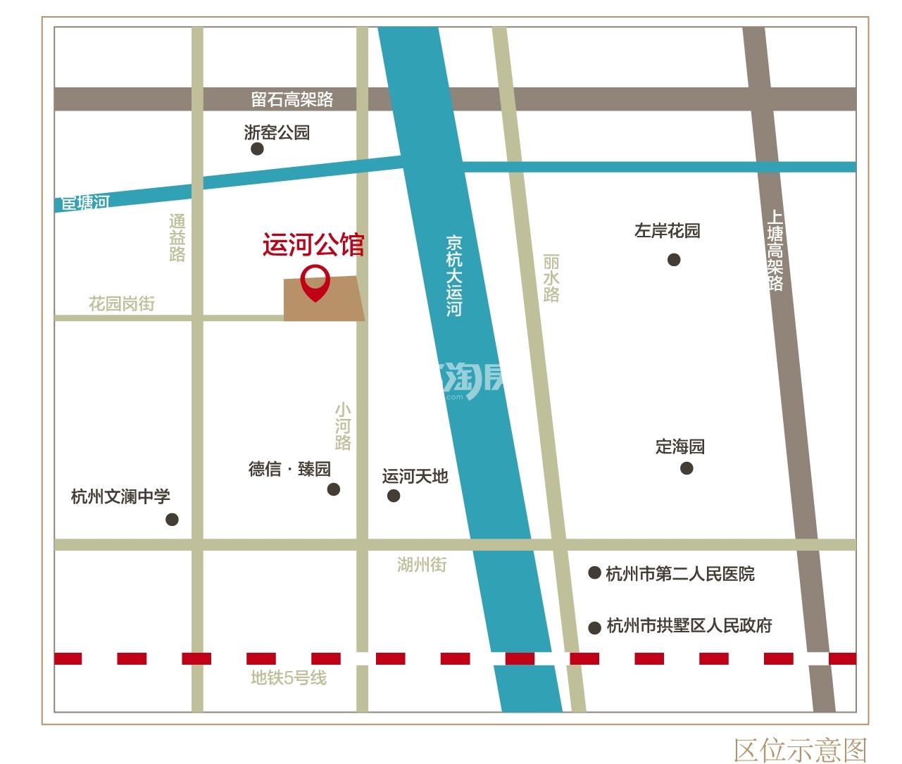 运河公馆区位图