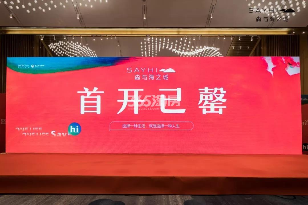 森与海之城高层12月29日开盘现场