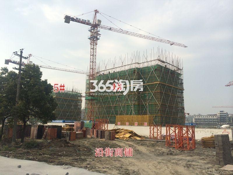 保利中央公馆4、5号楼施工实景图 2016年3月摄