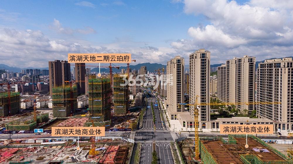 湖山壹品苑航拍实景图（2020.04）
