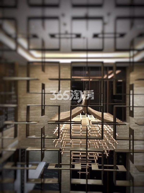 远洋雁归里售楼处实景图 2017年10月摄