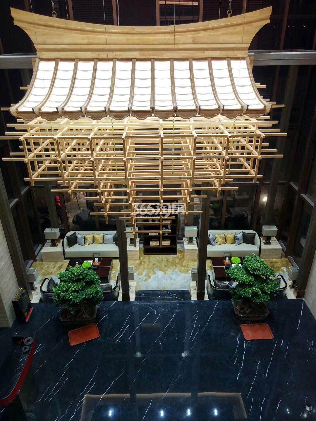 远洋雁归里售楼处实景图 2017年10月摄