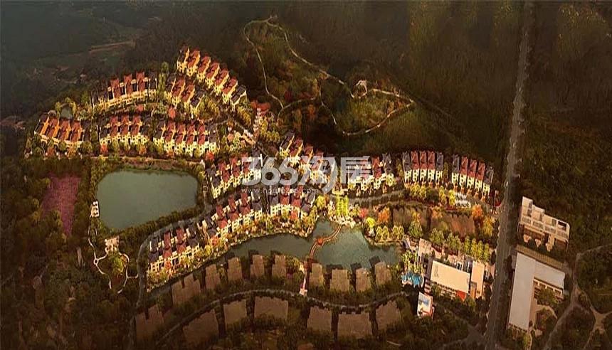 景瑞原墅鸟瞰图