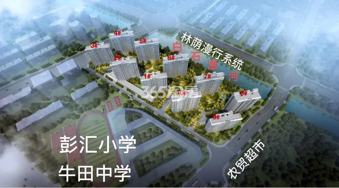 对越天筑鸟瞰图
