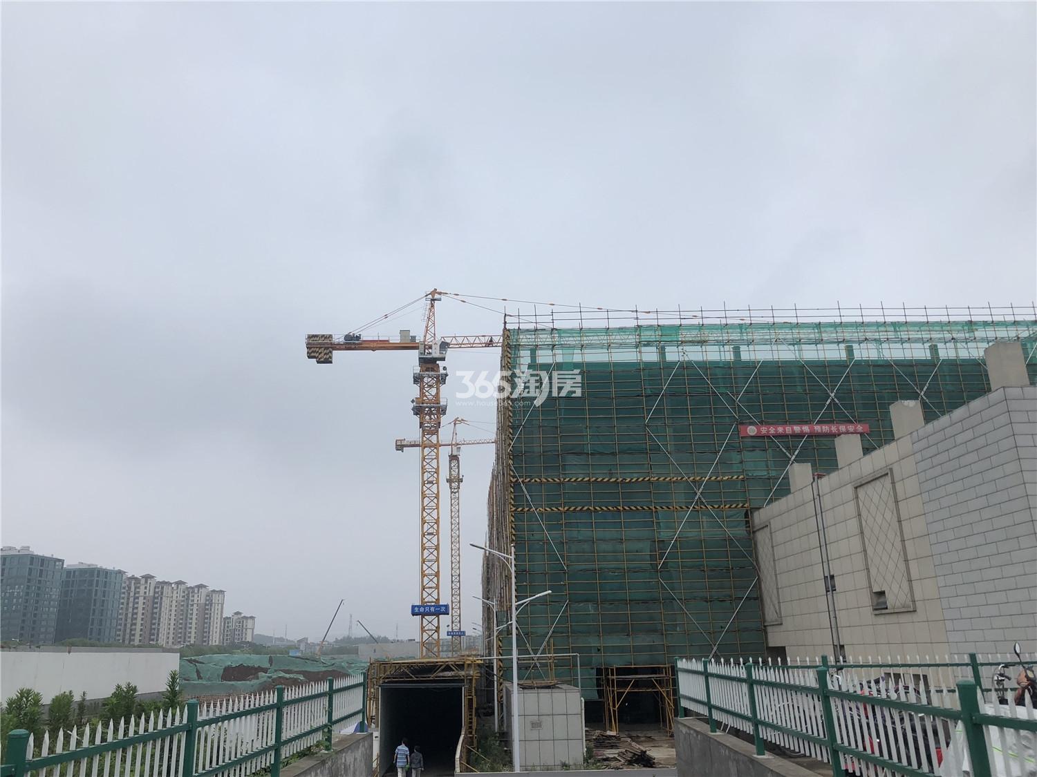 绿地万科云都会工程在建实景图（8.26）_南京绿地云都会_南京新房网_365淘房