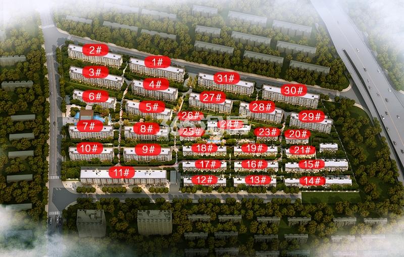 时代悦章府鸟瞰图