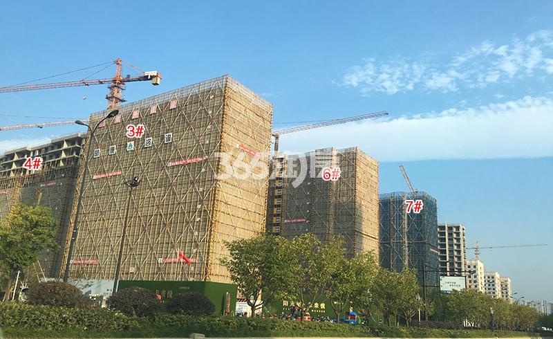 阳光城未来悦3、4、6、7号楼施工进程图（2018.9）