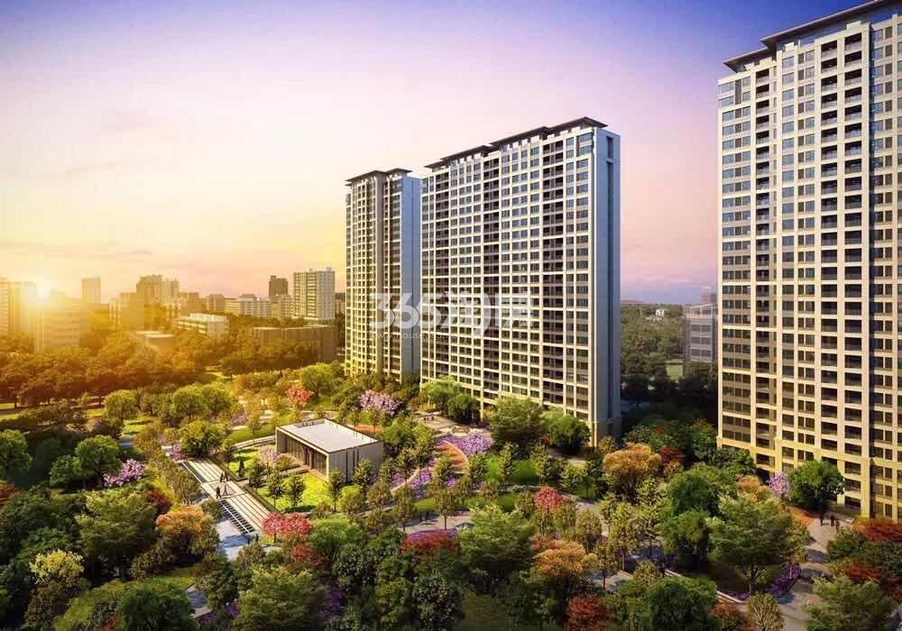龙沁城立面效果图