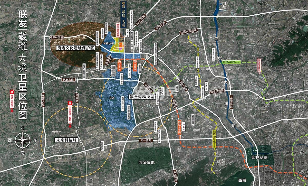 联发大境府大区位图