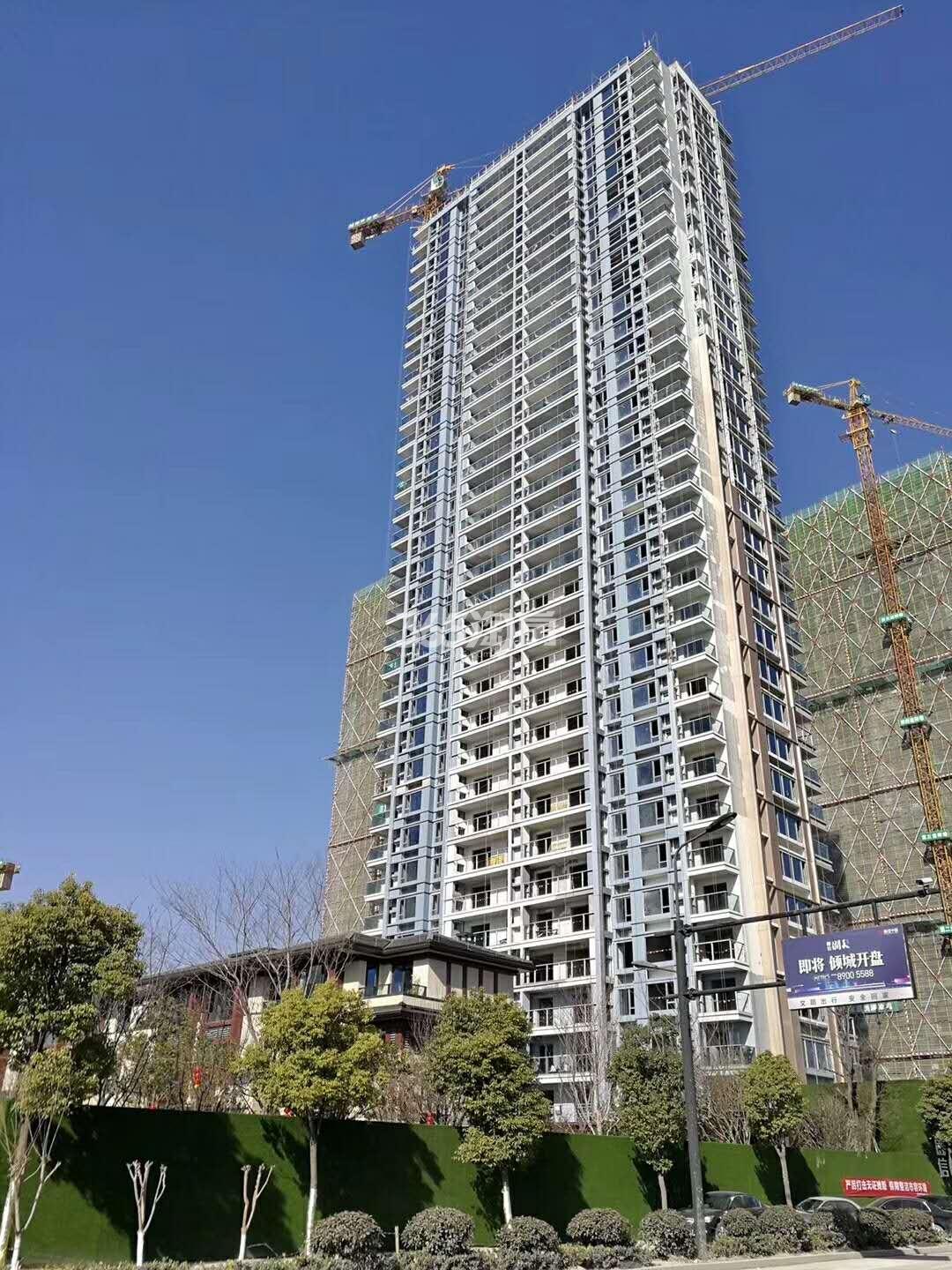 2018年1月融信澜天高层独栋实景