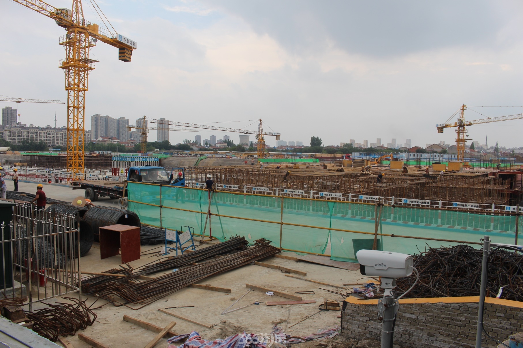 图集滁州大型城建项目万达广场工地现场