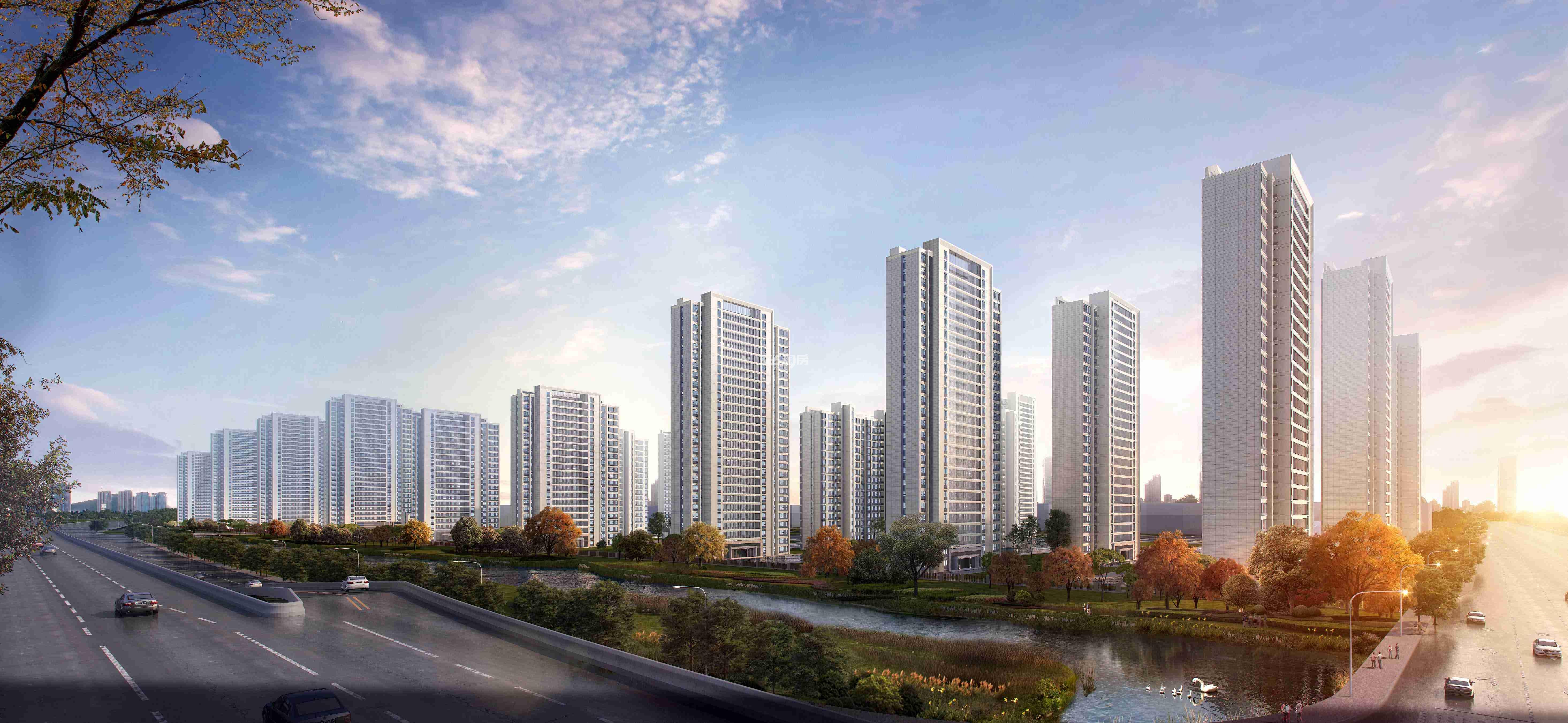 湖西上辰群楼效果图