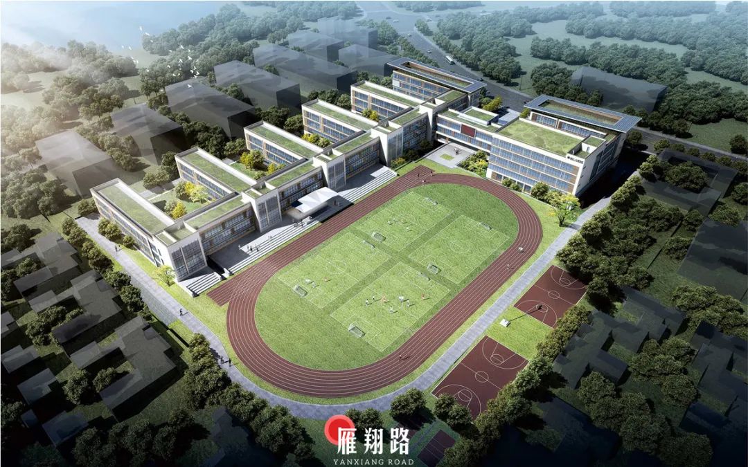 1-5号教学楼封顶 曲江第一小学新校区工程进度-西安365淘房