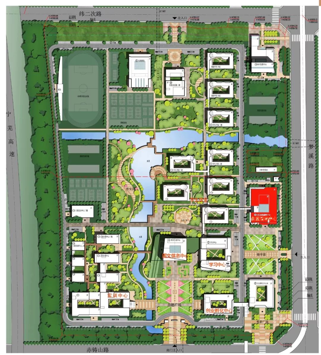 *图片来源:安徽工程大学国际工程师学院官网校区占地面积532亩