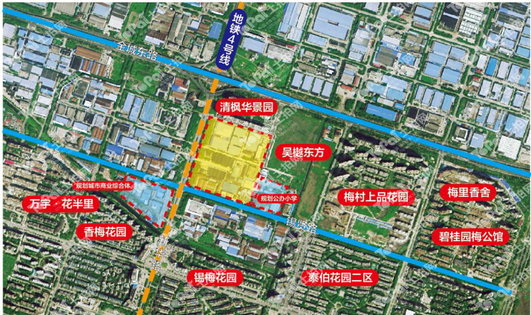 处于无锡市重点打造的无锡鸿山旅游度假区.