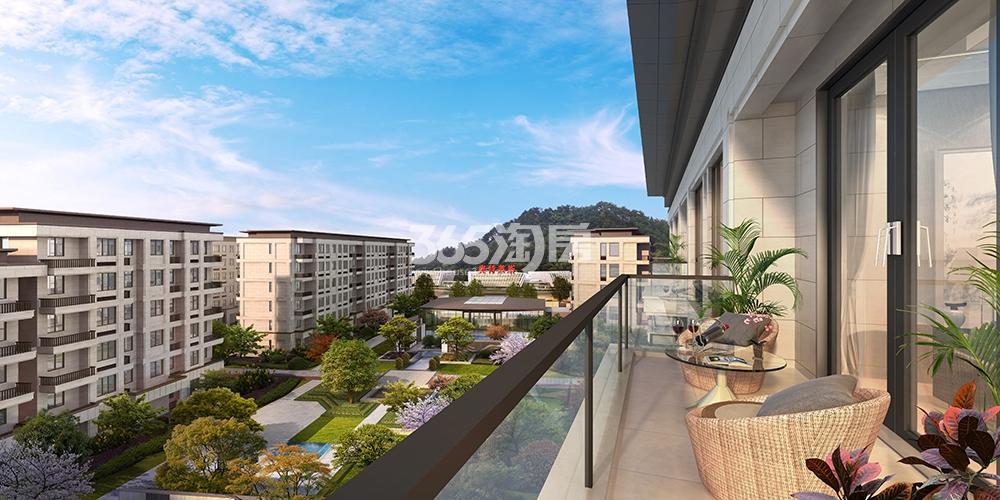 赞成旭辉时代悦章项目阳台鸟瞰图